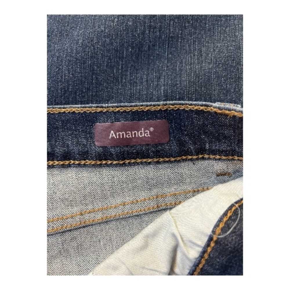 🆕 NWT Gloria Vanderbilt Amanda classic rise tapered leg jeans – size 16 Long - Picture 5 of 9